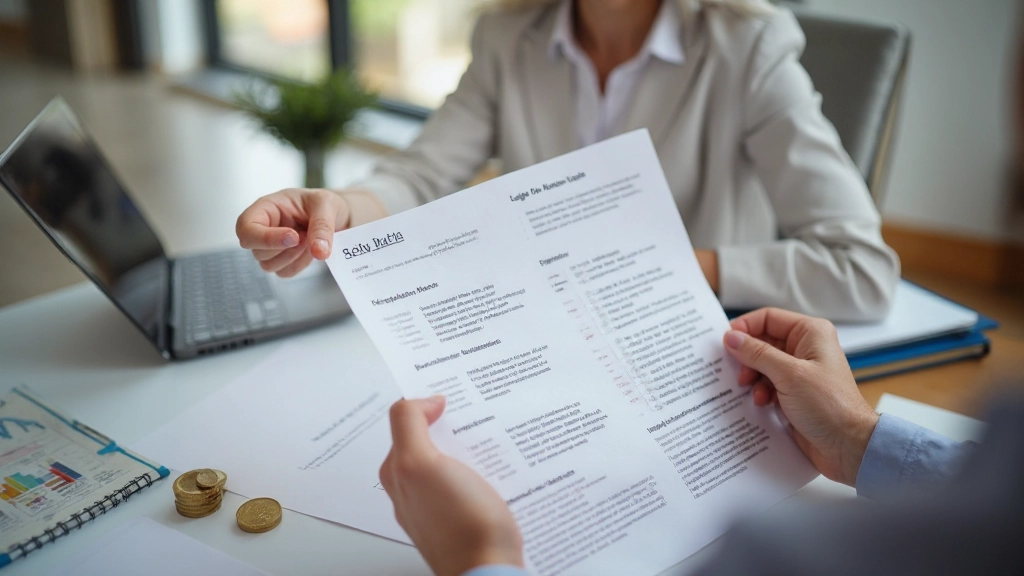 Professionelle Darstellung eines strukturierten Haushaltsbudgets mit Diagrammen und Finanzplanung